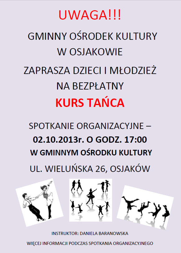 Kurs tańca